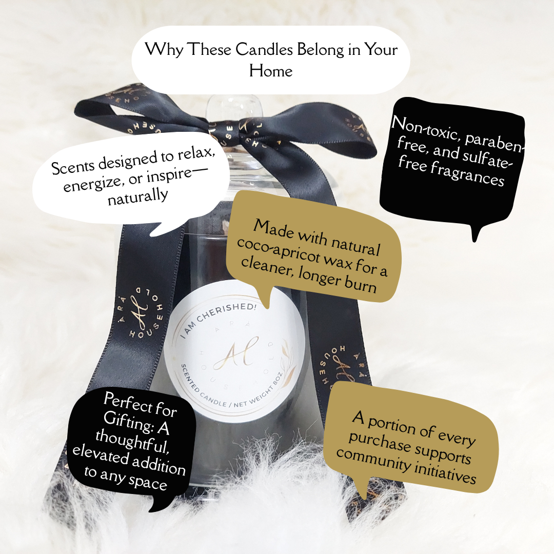 You are Cherished Luxury Candle