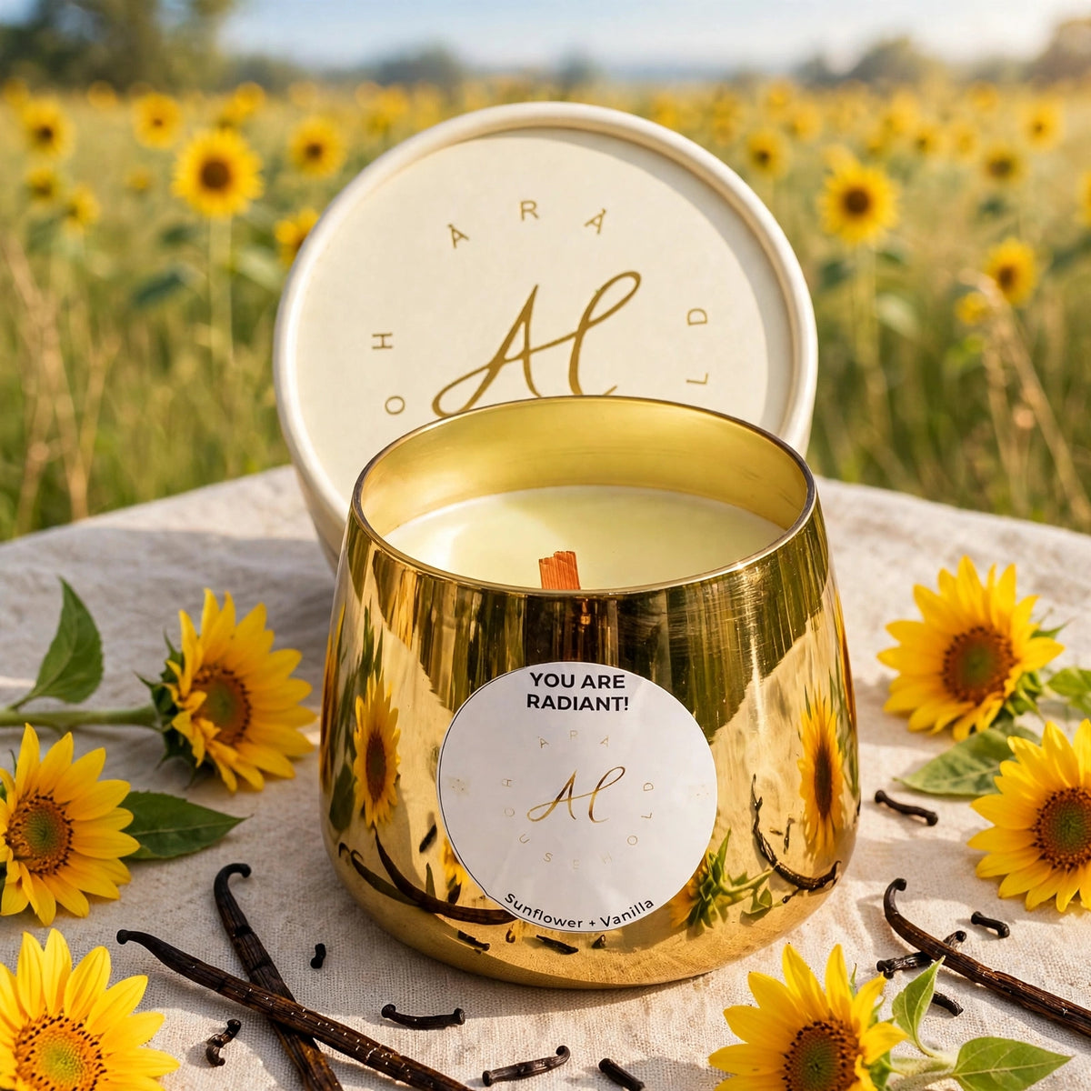 You are Radiant | Luxury Clean-Burning Candle – Non-Toxic Home Fragrance