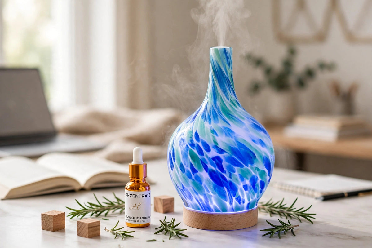 Aquamarine Modern Aromatherapy | Luxury Ultrasonic Mist Diffuser