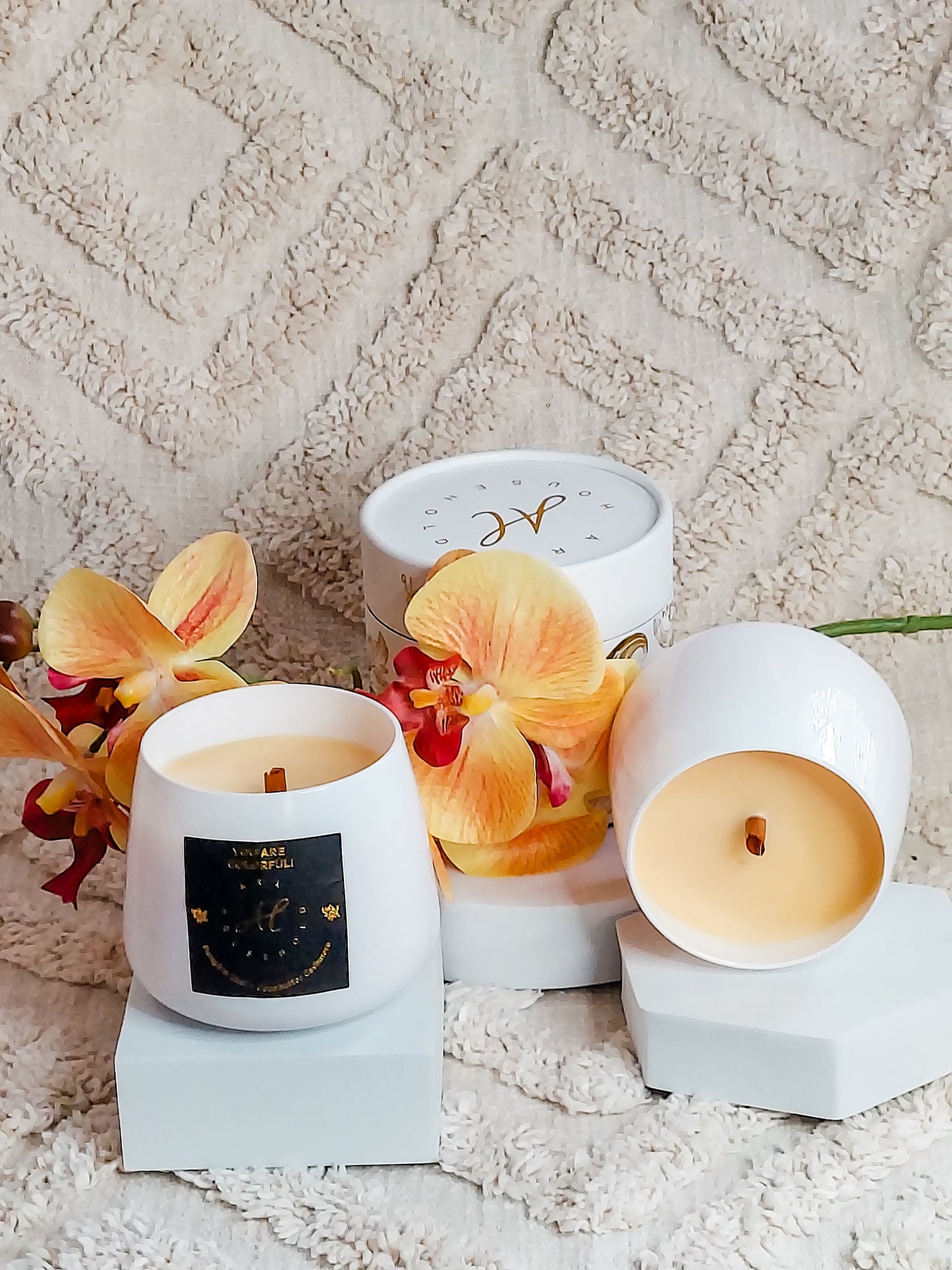 You are Colorful Large Luxury Candle