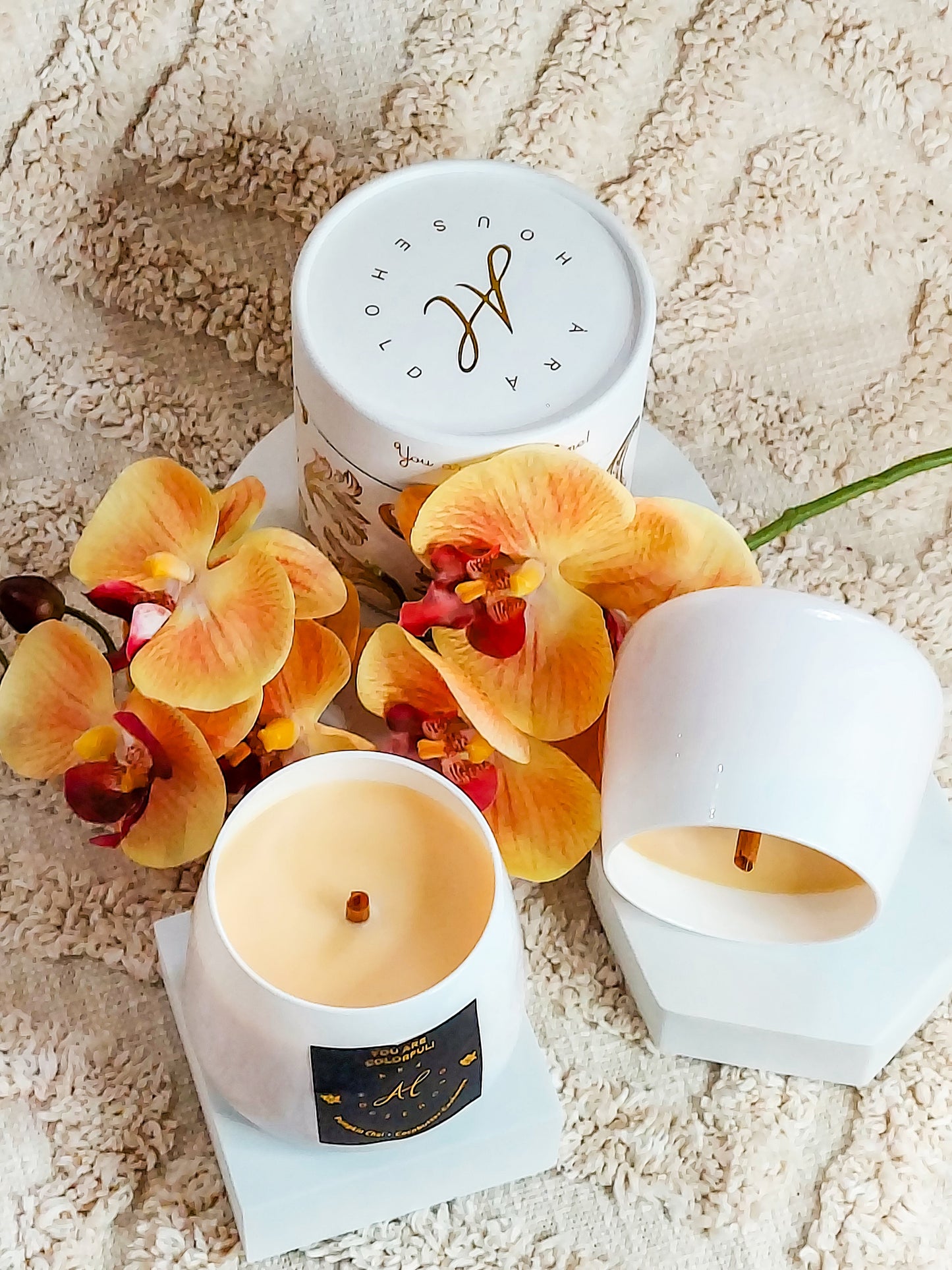 You are Colorful Large Luxury Candle