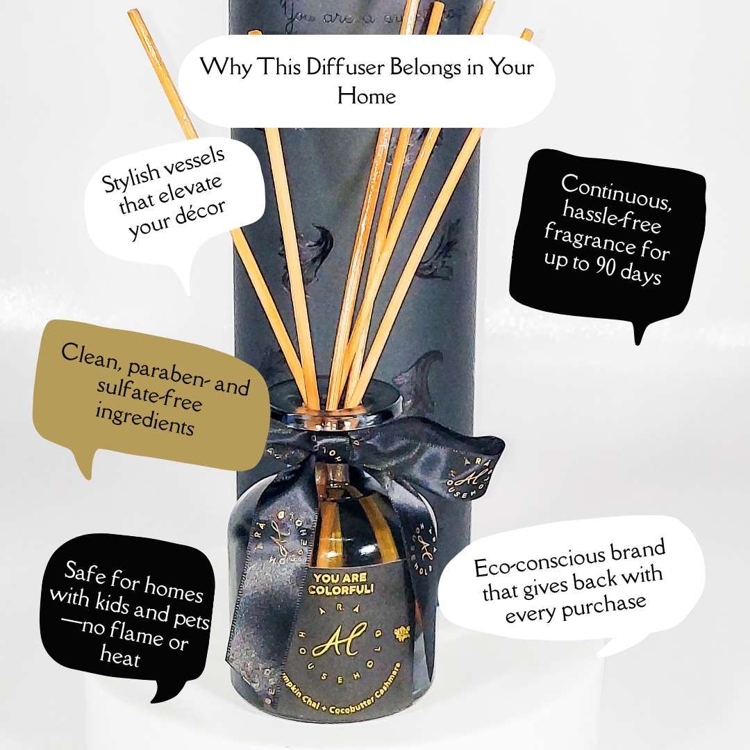 You are Colorful Luxury Reed Diffuser