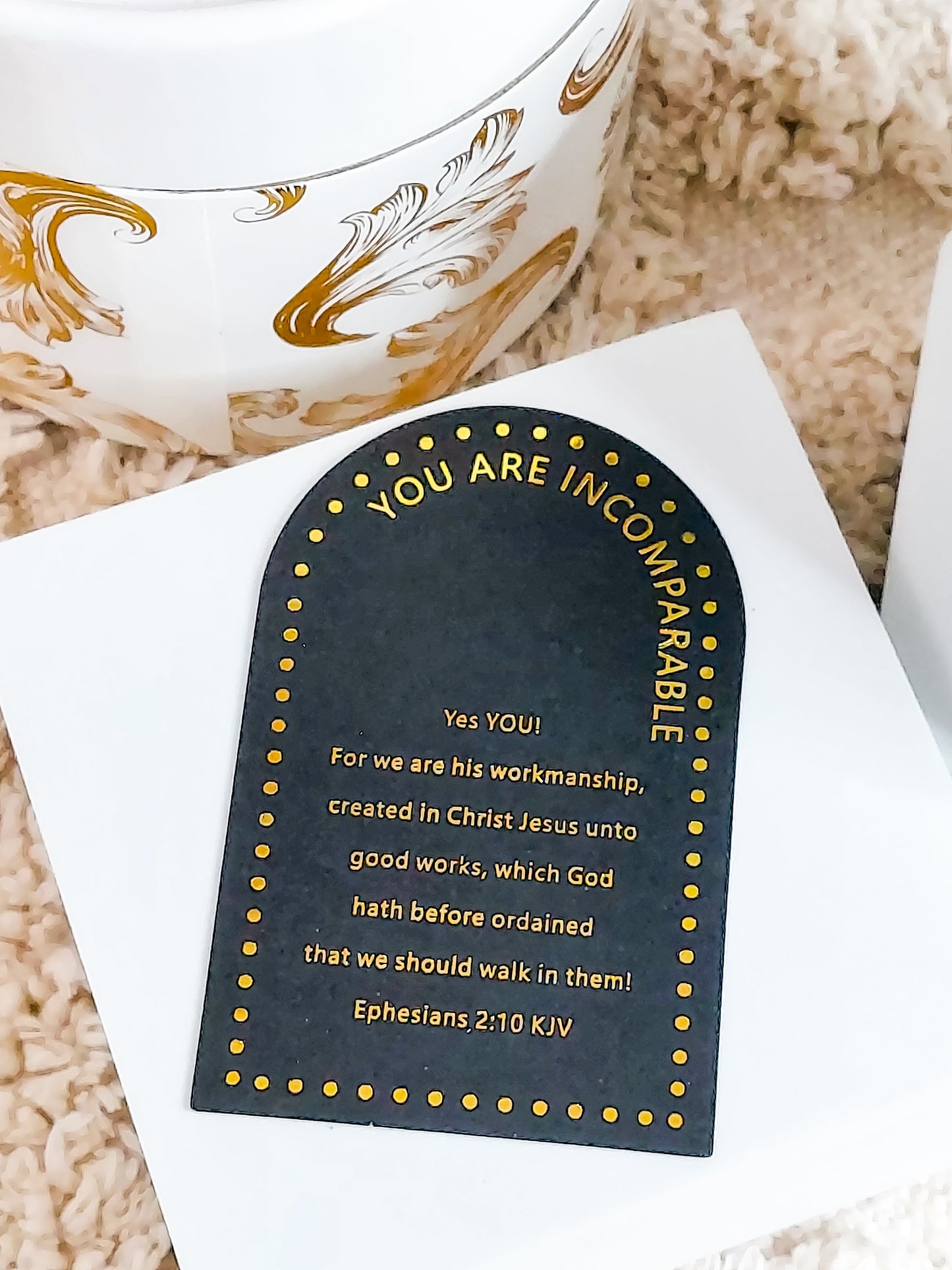 You are Incomparable Large Luxury Candle